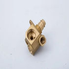 Cold Chamber Brass Die Casting Yellow 0.01mm Tolerance For Fastener Parts