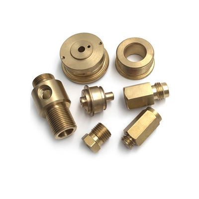 Natural Aluminum Machining Parts / CNC Brass Parts AL6061 For Assembling