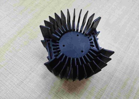 Black Anodizing Die Casting Parts / Round Aluminum Profile A380 For Heat Sink