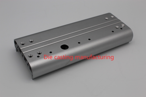 Silver Anodizing Aluminum Extrusion Parts AL6063 Electronic LED Heat Sink